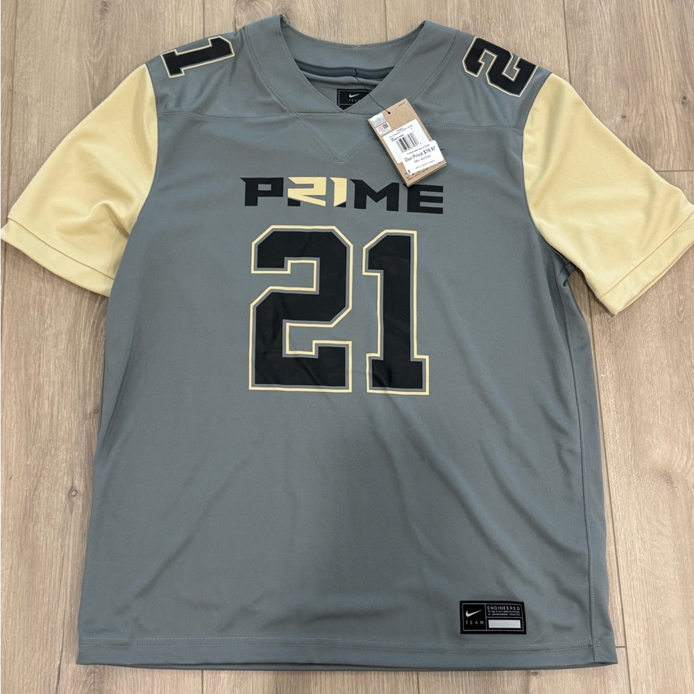 Nike Deion Sanders “PRIME” jersey #21 men’s Large NWT MSRP $130